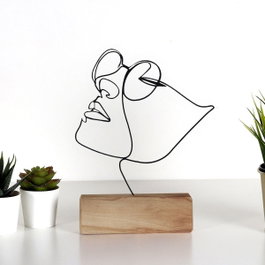 Aberto Design Objeto Decorativo M-037 Negro